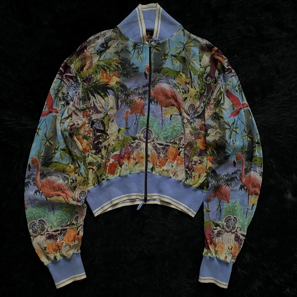 SS1999 Jean Paul Gaultier Cropped Mesh Bomber